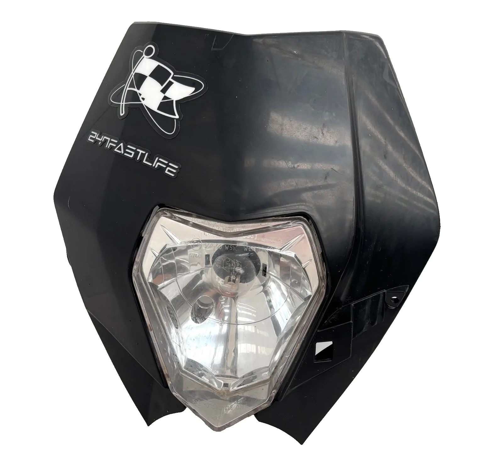 Mascherina Anteriore + Faro Ktm 450 SX (3-594)(Anno 2007)