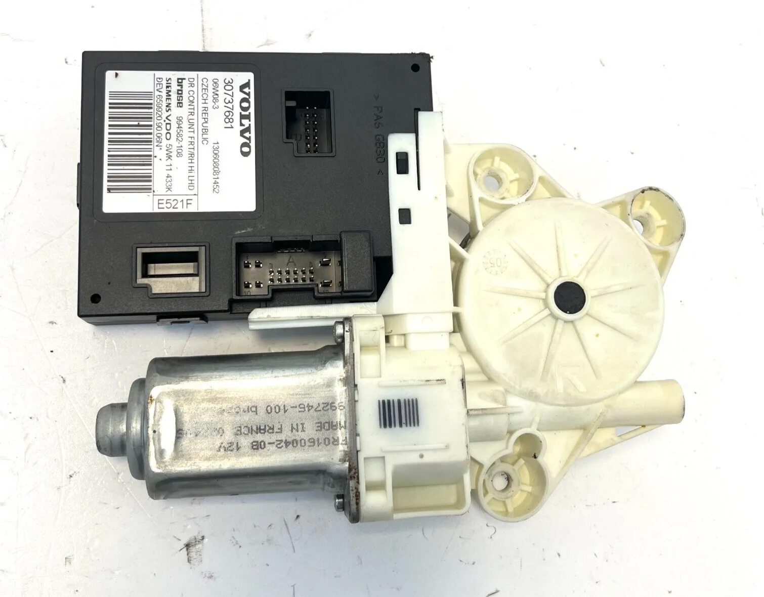Motorino Alzacristallo Anteriore Destro Volvo V50 SW (2004-2012) Alzavetro DX