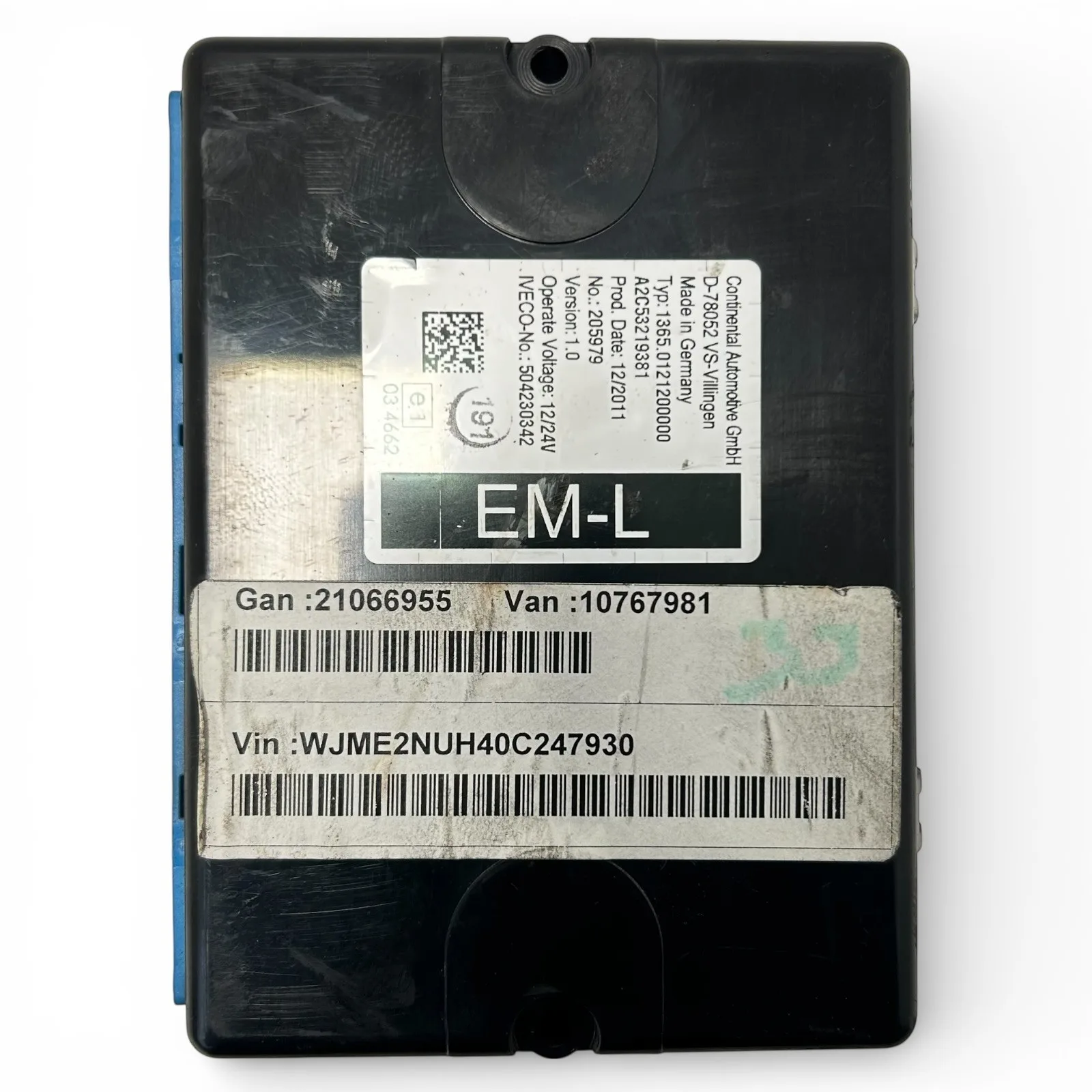 Centralina Elettronica Modulare (Ecu) Iveco Magirus 260S - 504230342 - A2C532193