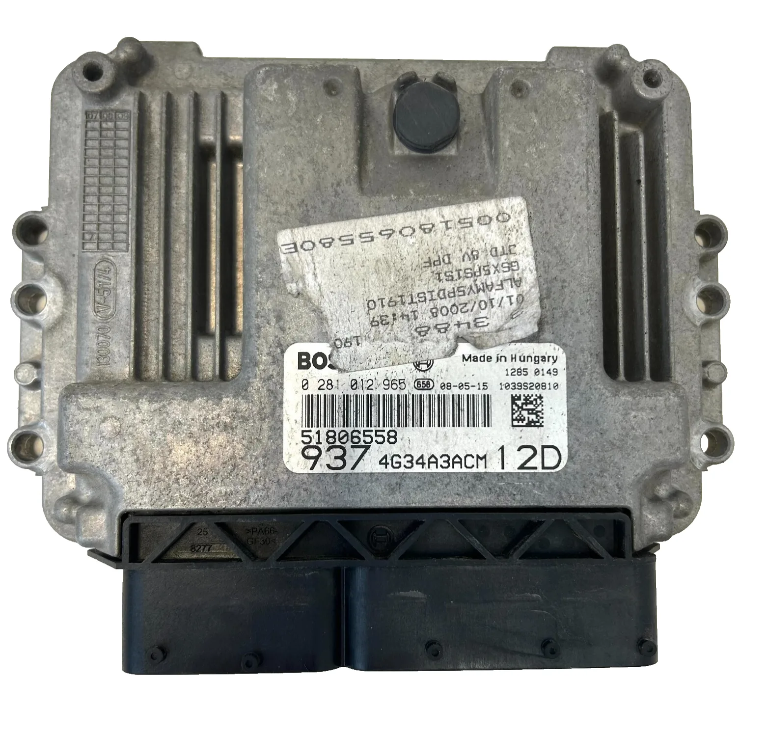 Centralina Motore Ecu Alfa Romeo 147 1.9 Jtd (2004-2010) 51806558 / 0281012965