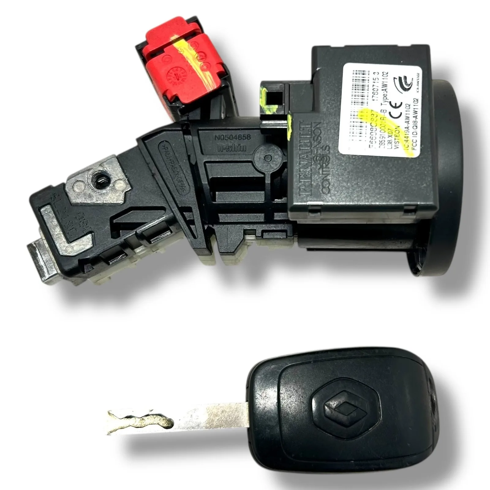 Blocchetto Accensione Renault Twingo 3 Serie (2014-2019) Bloccasterzo Chiave