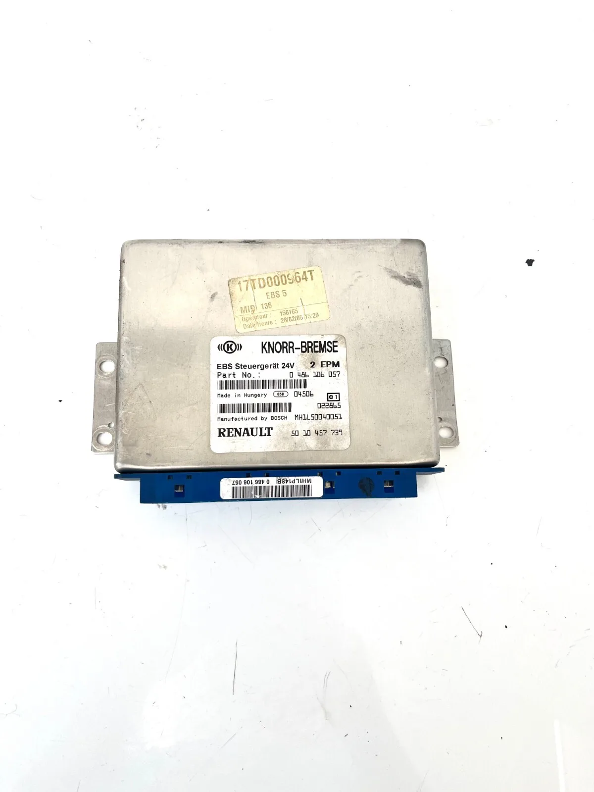 Centralina Ebs Controllo Frenata Renault Magnum TR 480.75 (2006) 0486106057
