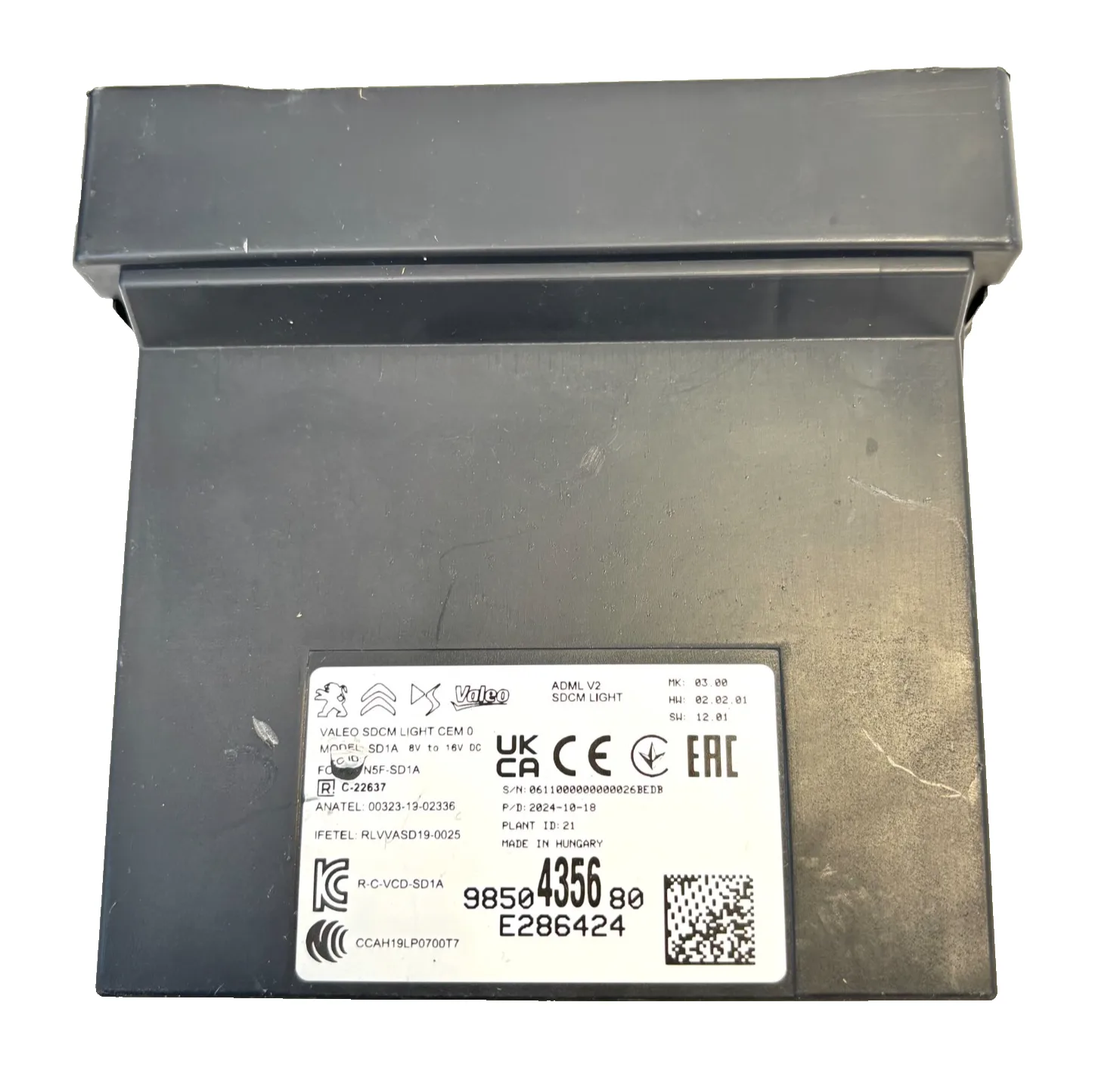 Centralina Controllo Luci Jeep Avenger 1.2 Mhev (74 KW)(6.033 KM)(2022-2025)