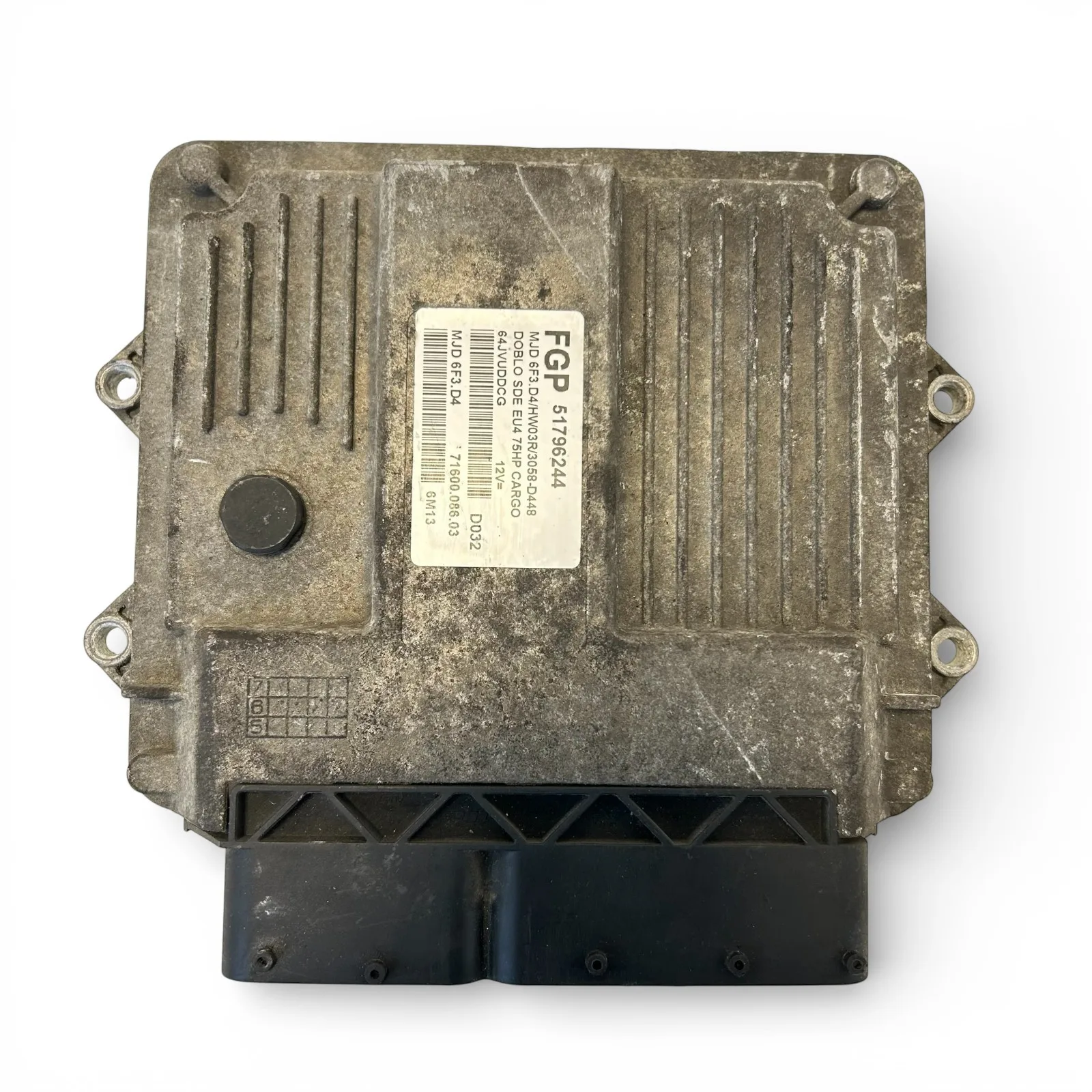 Centralina Motore Ecu Fiat Doblo 1.3 Multijet 75 CV ( 51796244 ) MJD6F3D4