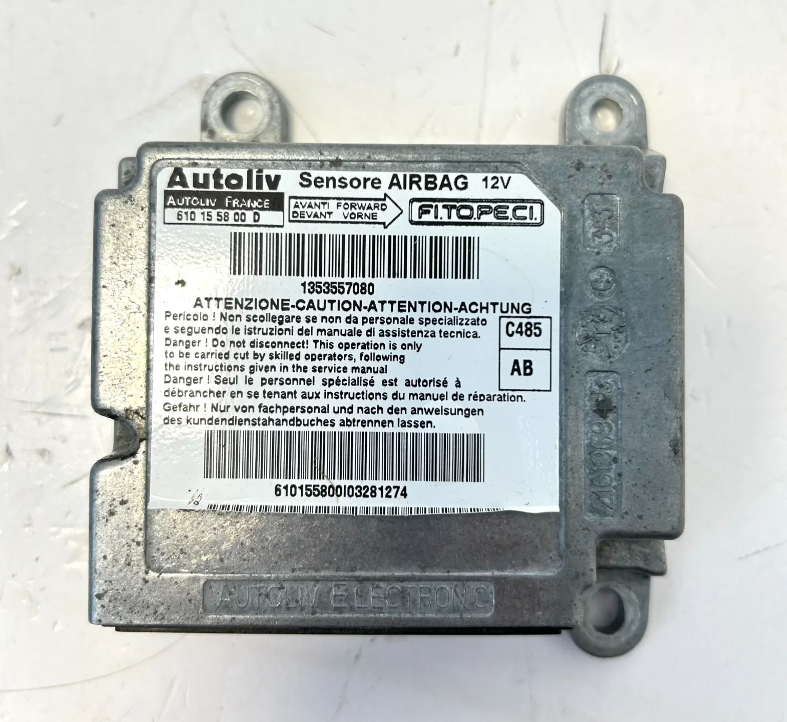 Centralina Airbag Fiat Fiorino 1.3 Multijet 75CV (2007-2010) 1353557080