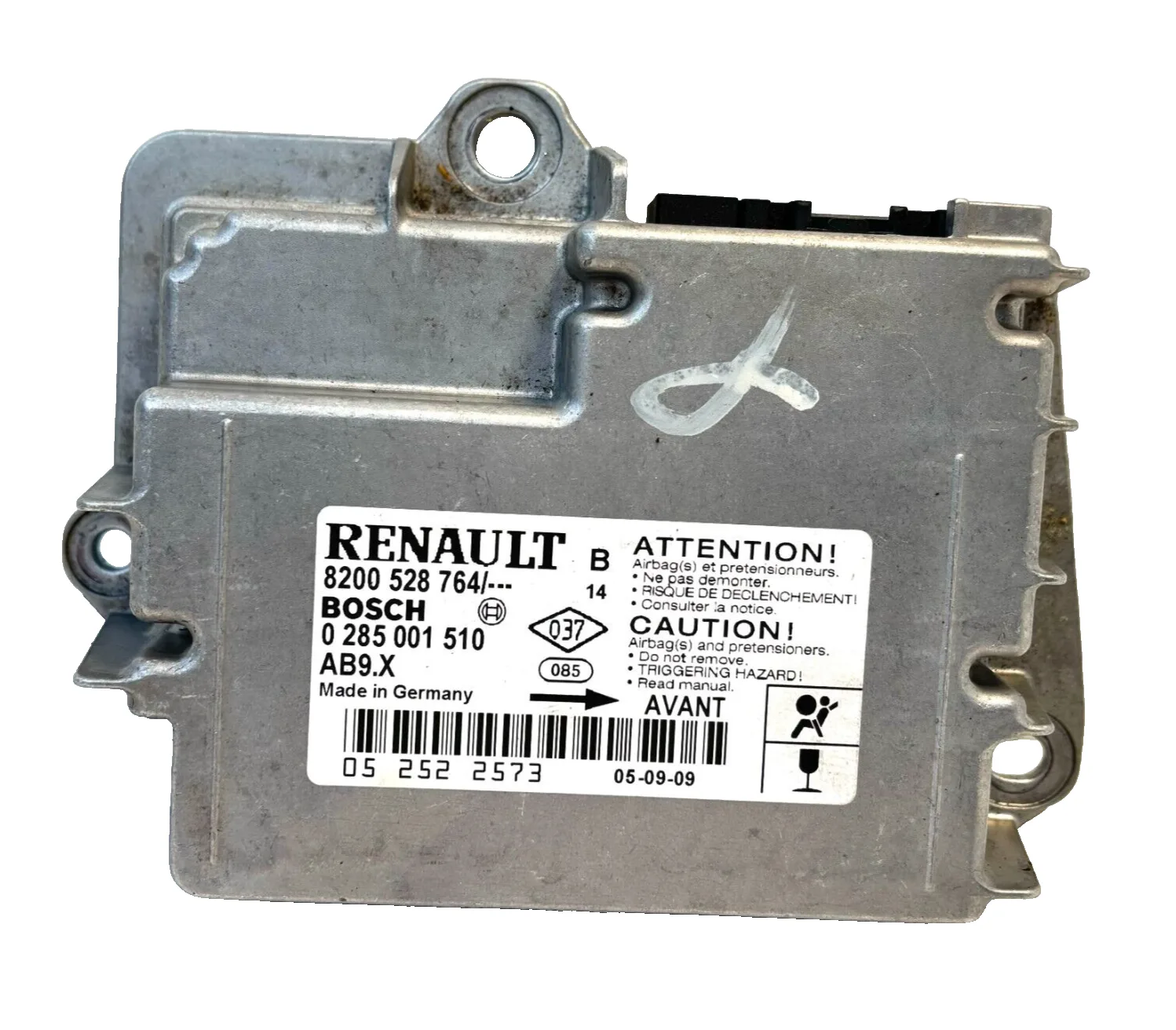 Centralina Airbag Renault Clio 3 Serie (2005-2009) 1.2 Benzina 75 CV 8200528764